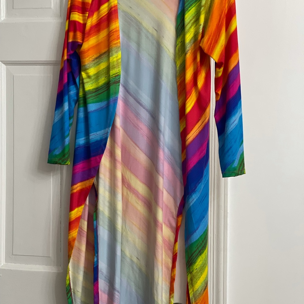 Multi colored cardigan